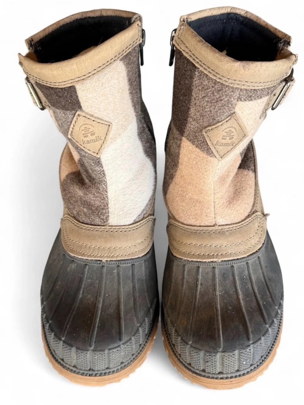Kamik Avelle Plaid Winter Boots – Women’s Size 8